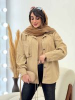 بارانی ژیله جیب دار کد 5719 - تصویر 4