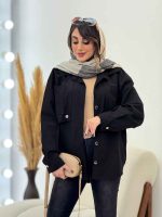 بارانی ژیله جیب دار کد 5719 - تصویر 3