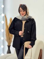 بارانی ژیله جیب دار کد 5719 - تصویر 9