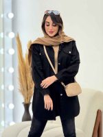 مانتو کتان جیب پیله میترا کد 5753 - تصویر 8