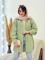 مانتو کتان جیب پیله میترا کد 5753 - تصویر 17