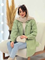 مانتو کتان جیب پیله میترا کد 5753 - تصویر 15