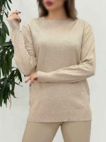 بافت یقه گرد رونیا کد 5694 - تصویر 6