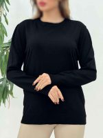 بافت یقه گرد رونیا کد 5694 - تصویر 4