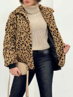 پالتو تدی طرح دار افرا کد 5777 - تصویر 19