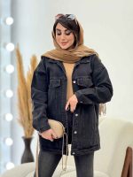 مانتو جین جیب پاکتی شادی کد 5772 - تصویر 5