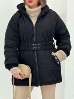 کاپشن کمرکش دو جیب کد 5801 - تصویر 15