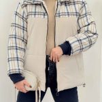کاپشن ترکیبی چهارخونه کد 5799