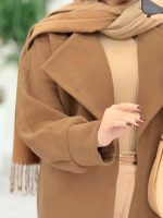 پالتو فوتر بلند آستین پیله کد 5821 - تصویر 24