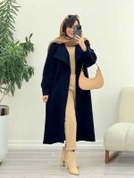 پالتو فوتر بلند آستین پیله کد 5821 - تصویر 16