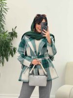 پالتو چهارخونه خاطره کد 5826 - تصویر 22