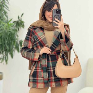 پالتو چهارخونه خاطره کد 5826