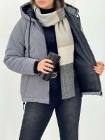 کاپشن کلاهدار سیلیکونی کد 5829 - تصویر 13
