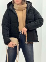 کاپشن کلاهدار سیلیکونی کد 5829 - تصویر 11