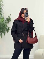بارانی چهاردکمه تیارا کد 5788 - تصویر 3