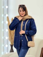 مانتو جین برش دار دلانا کد 5838 - تصویر 15