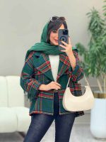 پالتو چهارخونه فروغ کد 5845 - تصویر 38