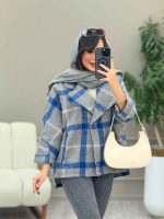 پالتو چهارخونه فروغ کد 5845 - تصویر 39