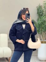 پالتو چهارخونه فروغ کد 5845 - تصویر 30