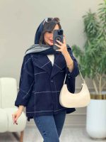پالتو چهارخونه فروغ کد 5845 - تصویر 21