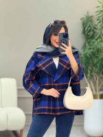 پالتو چهارخونه فروغ کد 5845 - تصویر 42