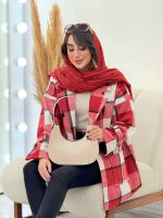 پالتو چهارخونه فرشته کد 5756 - تصویر 22