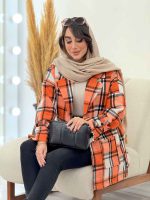 پالتو چهارخونه فرشته کد 5756 - تصویر 18