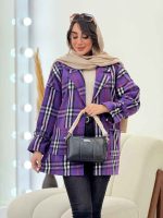 پالتو چهارخونه فرشته کد 5756 - تصویر 19