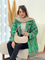 پالتو چهارخونه فرشته کد 5756 - تصویر 24