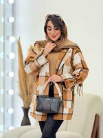 پالتو چهارخونه فرشته کد 5756 - تصویر 17