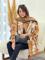 پالتو چهارخونه فرشته کد 5756 - تصویر 12