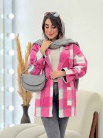 پالتو چهارخونه فرشته کد 5756 - تصویر 28