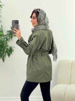 بارانی ژیله پاگن مرسده کد 5849 - تصویر 9