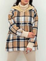 هودی چهارخونه پایین گت مانا کد 5853 - تصویر 25