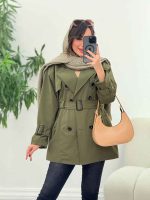 بارانی ژیله پاگن مرسده کد 5849 - تصویر 3