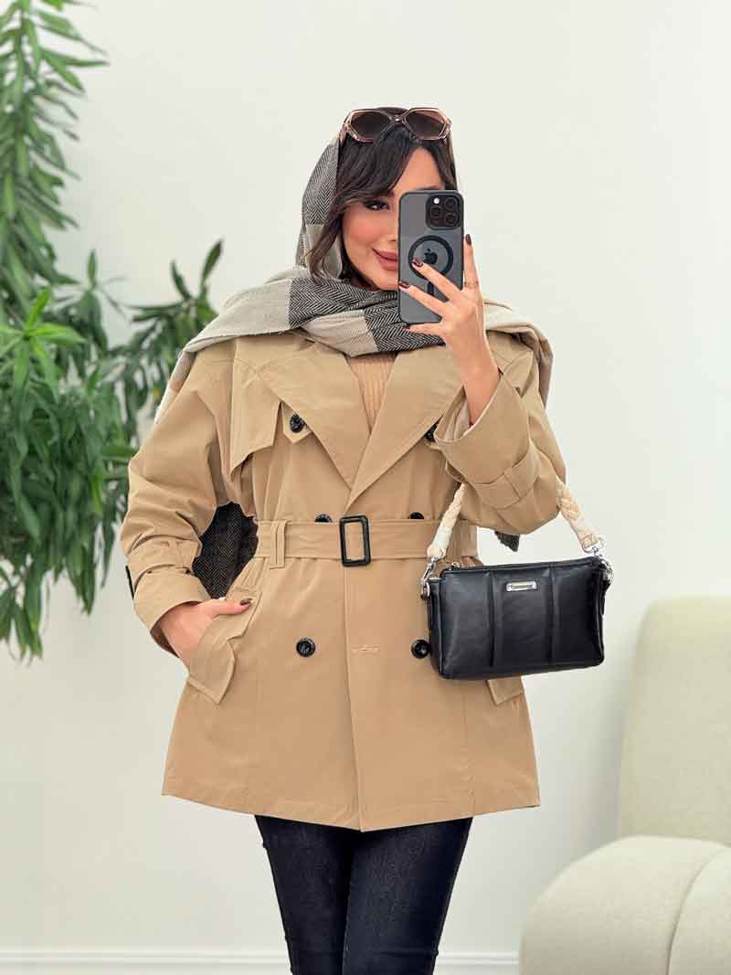 بارانی ژیله پاگن مرسده کد 5849 بارانی ژیله پاگن مرسده کد 5849
