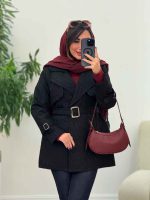 پالتو طرح دار نازلی کد 5832 - تصویر 11