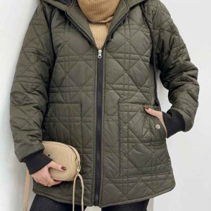 کاپشن لوزی دوزی دو جیب کد 5791