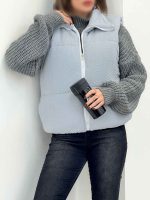 پافر طرح دار دو جیب کد 5797 - تصویر 6
