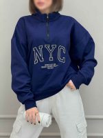 دورس یقه زیپ NYC کد 5866 - تصویر 23