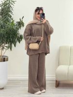 ست بافت و شلوار فرناز کد 5861 - تصویر 12