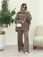 ست بافت و شلوار فرناز کد 5861 - تصویر 14