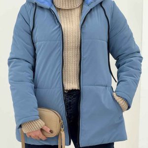 کاپشن کلاهدار کژال کد 5867