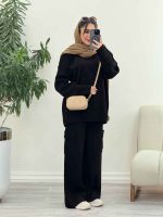 ست بافت و شلوار جیب دار آناهید کد 5865 - تصویر 3