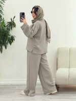 ست طرح لوزی یقه ایستاده کد 5815 - تصویر 4