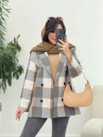 پالتو چهاردکمه یسنا کد 5841 - تصویر 22