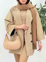 پالتو چهار دکمه سانیا کد 5873 - تصویر 3