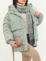 کاپشن کلاهدار دو جیب کارولینا کد 5888 - تصویر 6