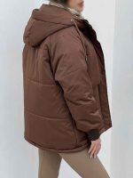 کاپشن کلاهدار دو جیب کارولینا کد 5844 - تصویر 8