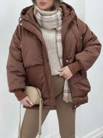 کاپشن کلاهدار دو جیب کارولینا کد 5888 - تصویر 19
